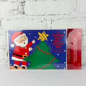 Vintage 90’s Y2K Hallmark Countdown To Christmas Calander Sticker Book